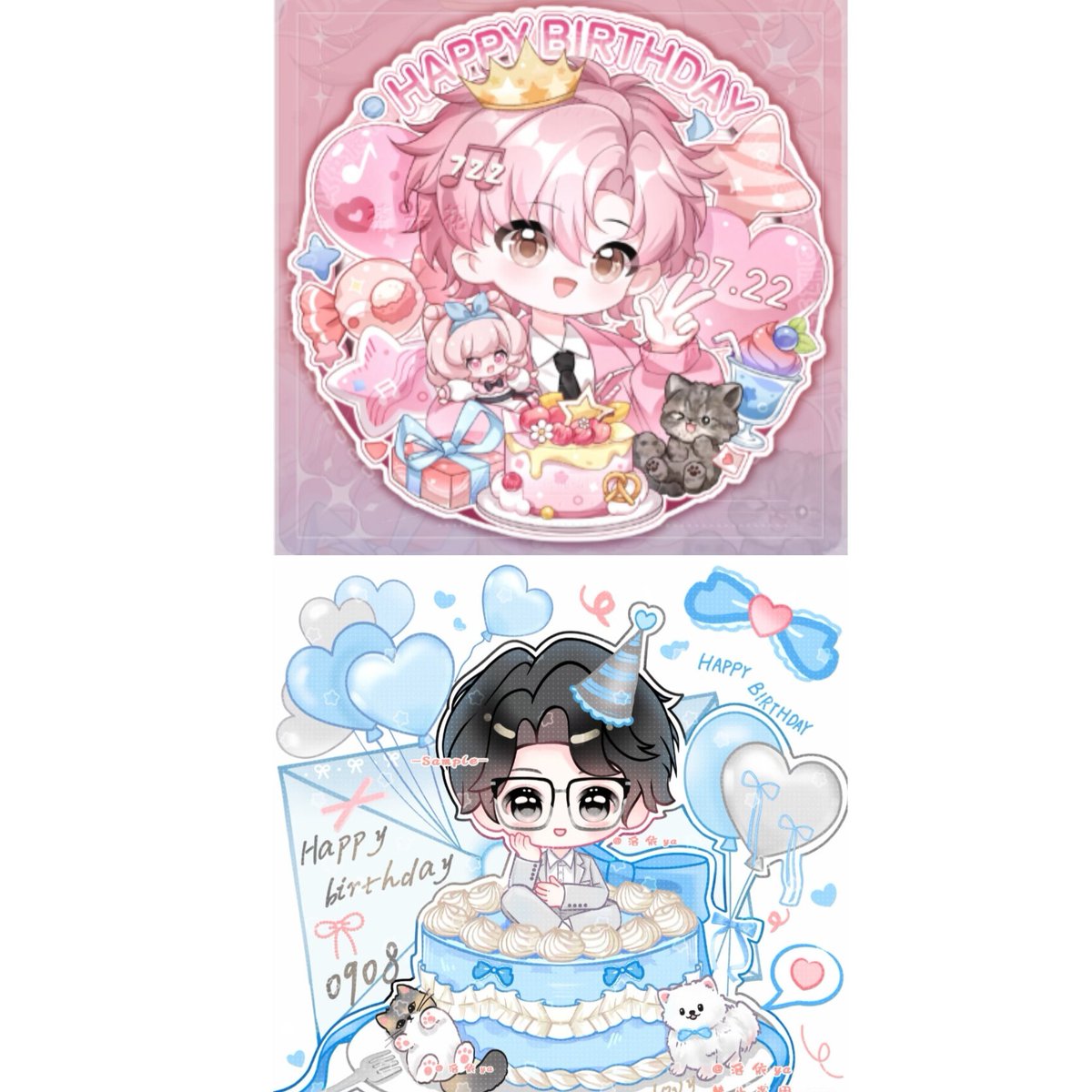 artistmenfess's tweet photo. ingfokan !art chibi commis yang open dong. kalau bisa artstyle kaya sample dibawah (from xhs) buat birthday yaa https://t.co/tyoJepccmM