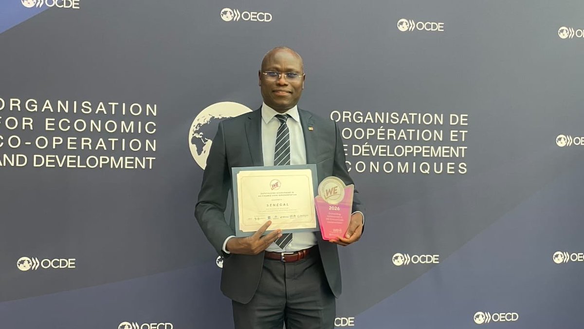 FONGIP's tweet photo. Le FONGIP primé à Paris

Le FONGIP a reçu le WE Finance Code Award, au nom du Sénégal, pour ses actions en faveur de l’accès des femmes entrepreneures au financement. Cette distinction a été décernée lors du Forum mondial sur le financement des femmes entrepreneures . https://t.co/1SBZr29qTv