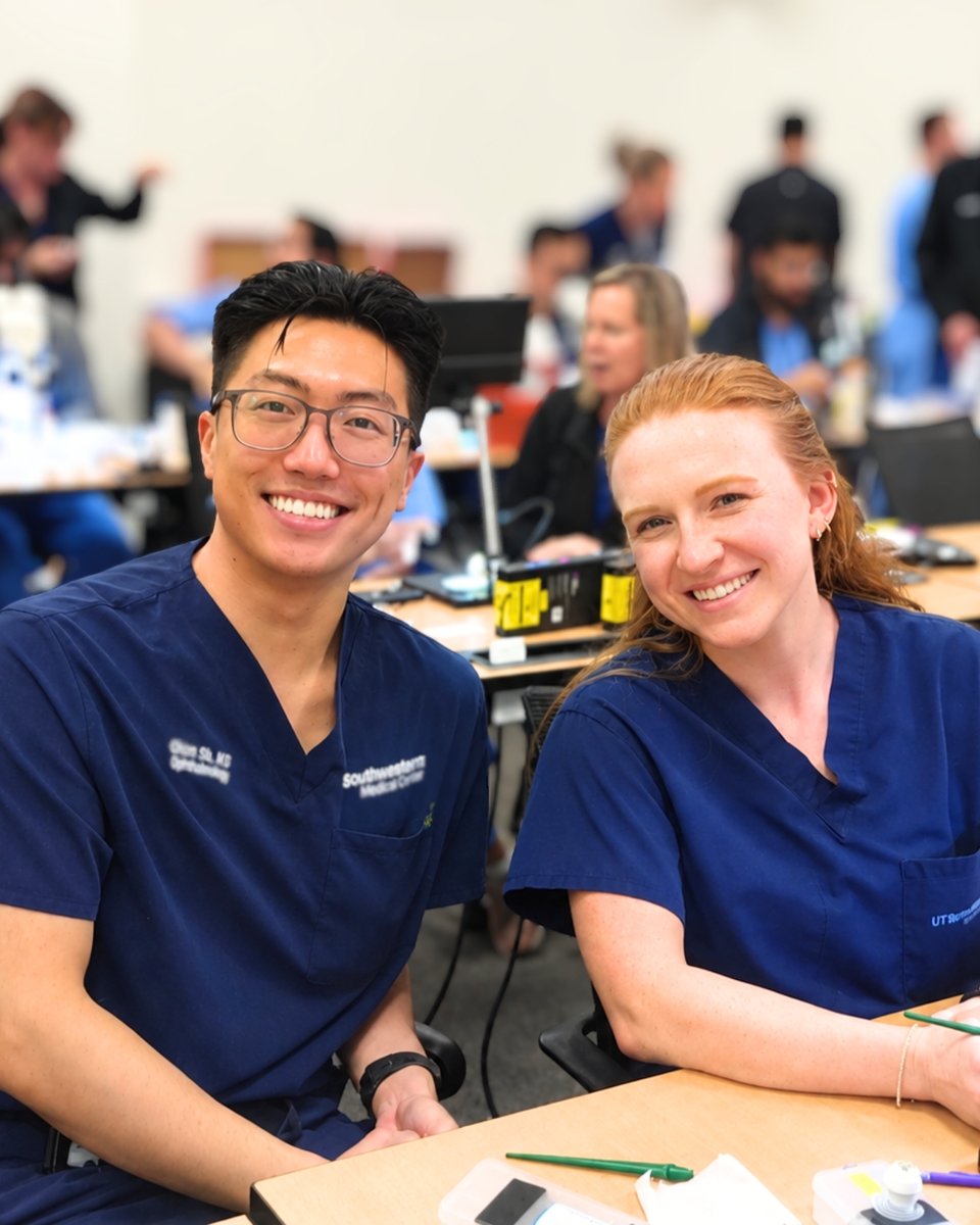 utsweye's tweet photo. Training in action. 🔬 Our residents spent the morning in a Minimally Invasive Glaucoma Surgery (MIGS) wet lab, gaining hands-on experience with surgical techniques used to treat glaucoma and help preserve vision.
#UTSWOphthalmology #MIGS #Glaucoma #WetLab #Ophthalmology https://t.co/K0TlqkjxIb