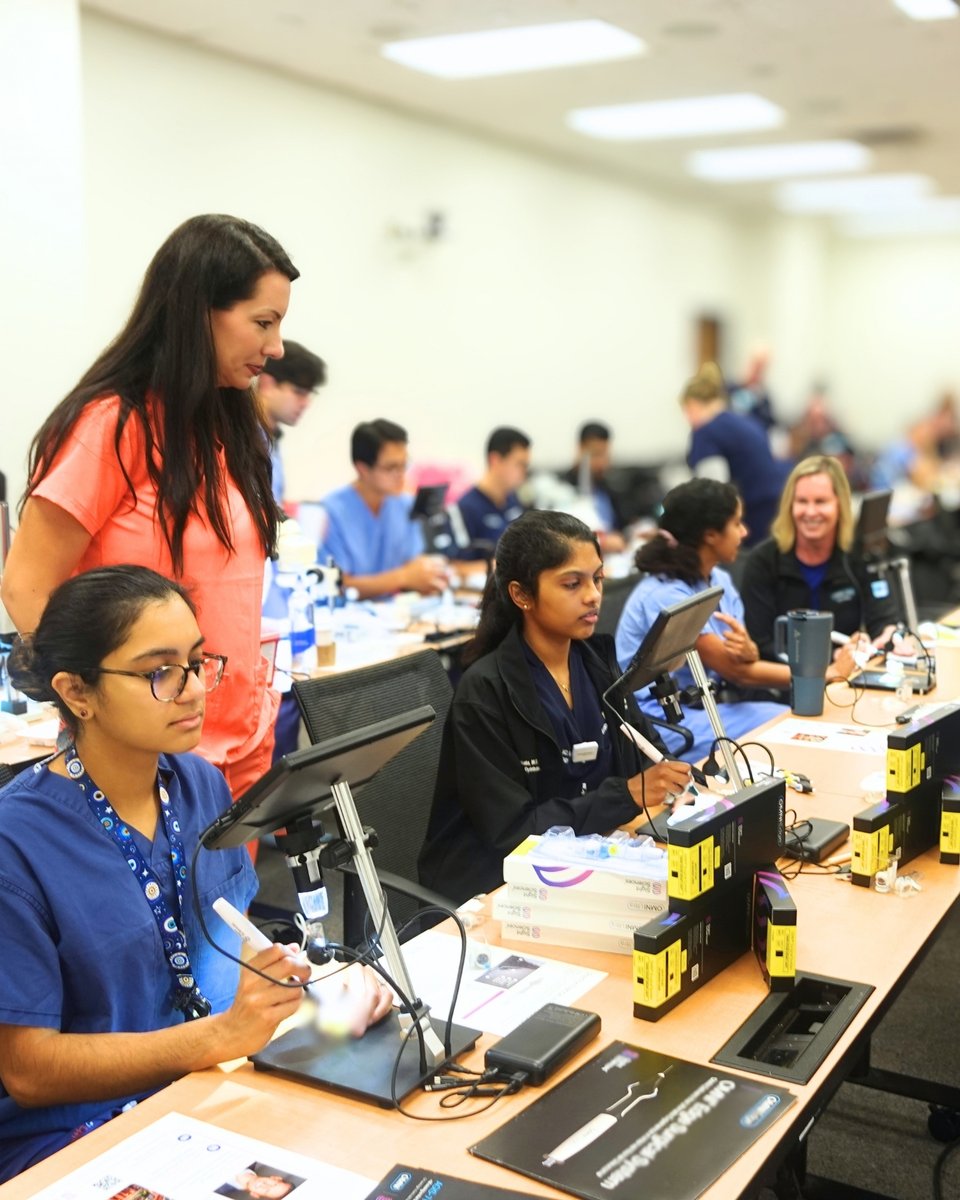 utsweye's tweet photo. Training in action. 🔬 Our residents spent the morning in a Minimally Invasive Glaucoma Surgery (MIGS) wet lab, gaining hands-on experience with surgical techniques used to treat glaucoma and help preserve vision.
#UTSWOphthalmology #MIGS #Glaucoma #WetLab #Ophthalmology https://t.co/K0TlqkjxIb