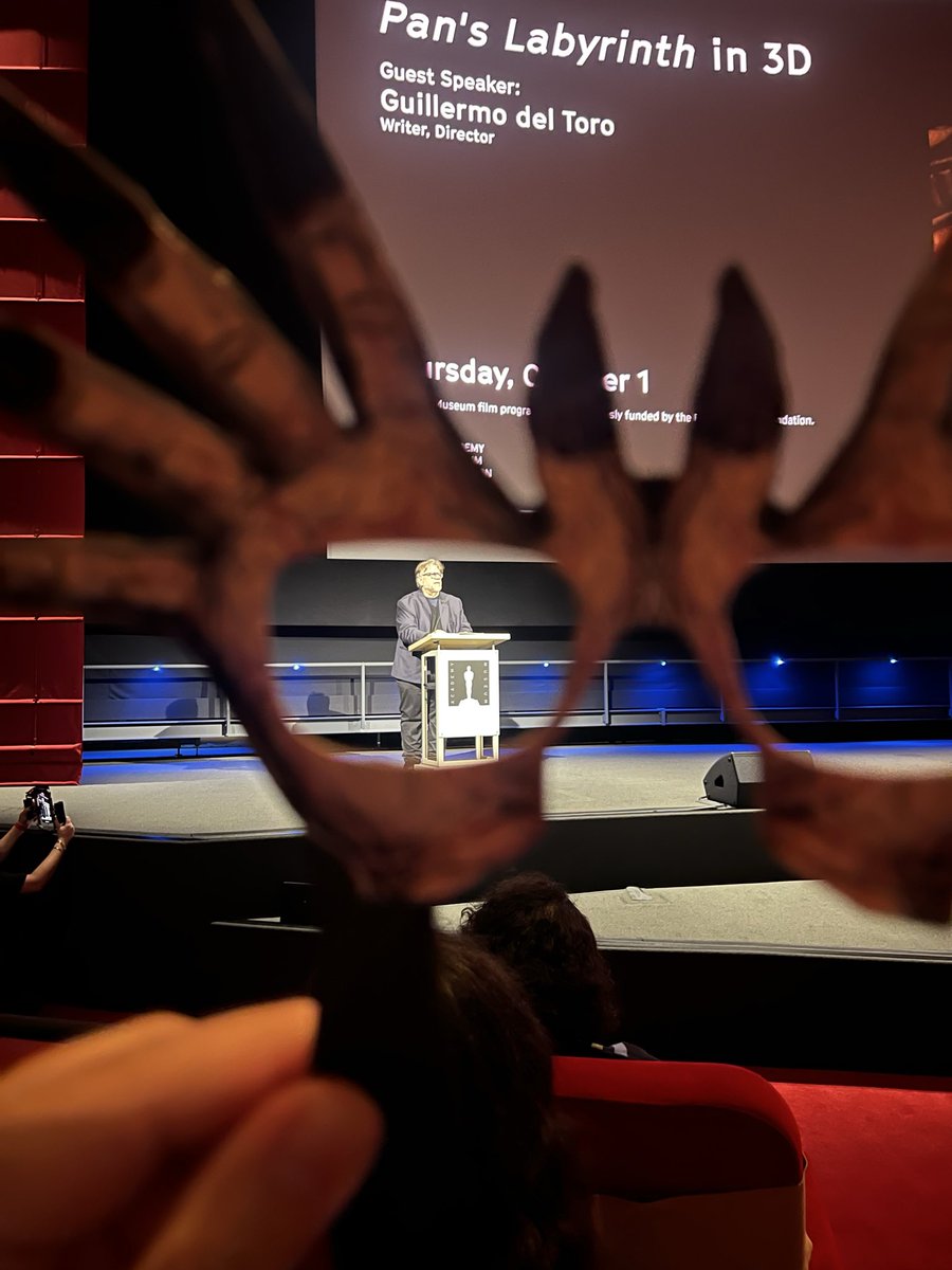 Carlos_Film's tweet photo. Guillermo del Toro through the Pale Man’s eyes. https://t.co/Lc8uGB8b0e