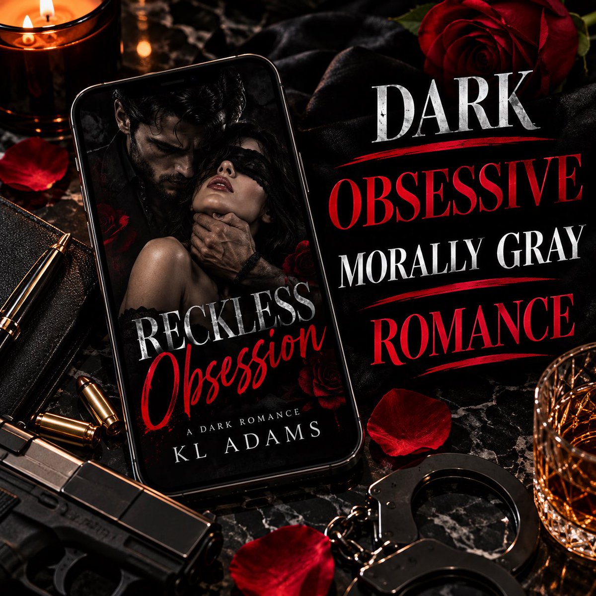 Kladams_author's tweet photo. I’ve been spending a lot of time lately writing, creating, and trying something a little different—serial fiction. 🖤

Reckless Obsession is my newest dark romance, and it’s available to read FREE on Inkitt.

Jade Bellerose helps women disappear. New names. New lives. No trails.

Then someone decides it’s her turn to disappear.

Dark romance. Obsession. Dangerous secrets. A morally gray man whose idea of “protecting her” might be the most dangerous thing of all.

RECKLESS OBSESSION — by KL Adams
Read free on Inkitt:
Read Reckless Obsession on Inkitt⁠

This one gets darker. 🖤