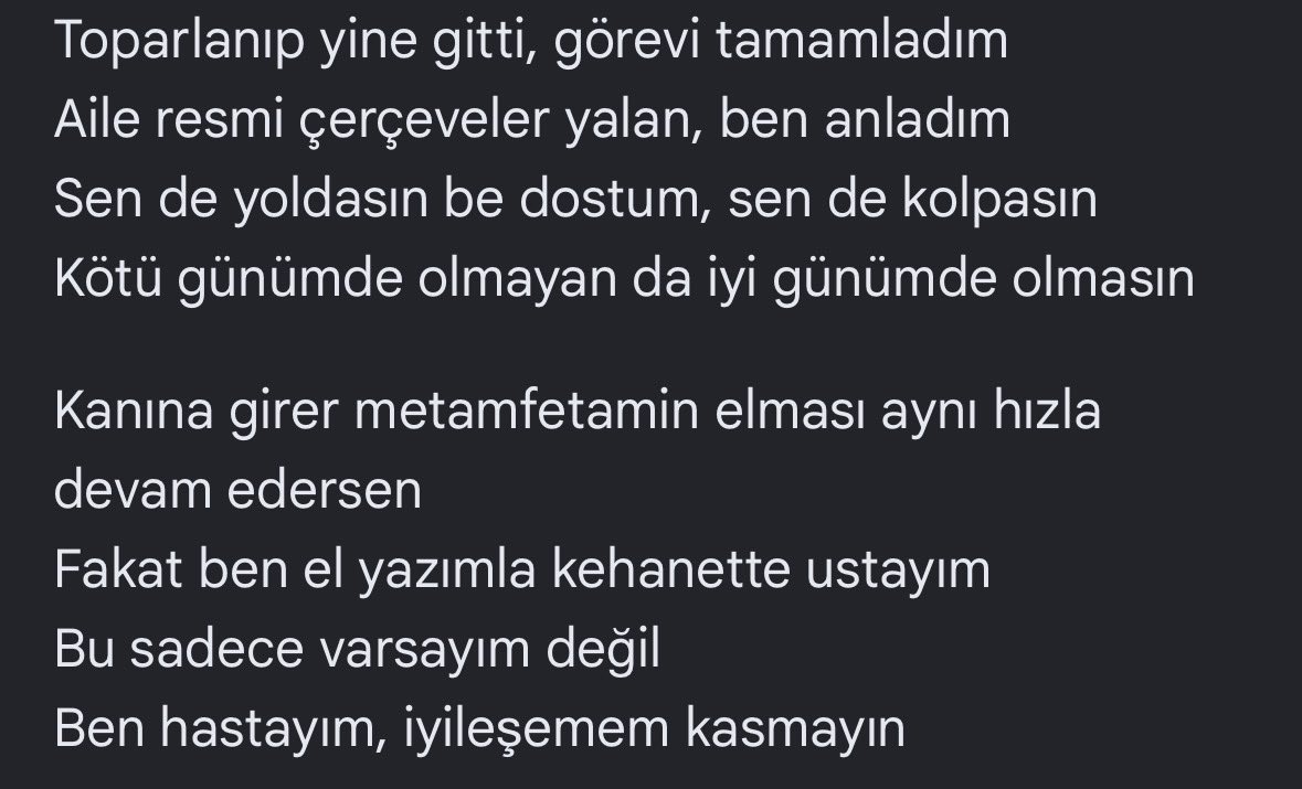 denisa_77's tweet photo. @CengizHasrett @raparsivtr Gözlerimin içinde parçasından 😕 https://t.co/s4yyyrnSje