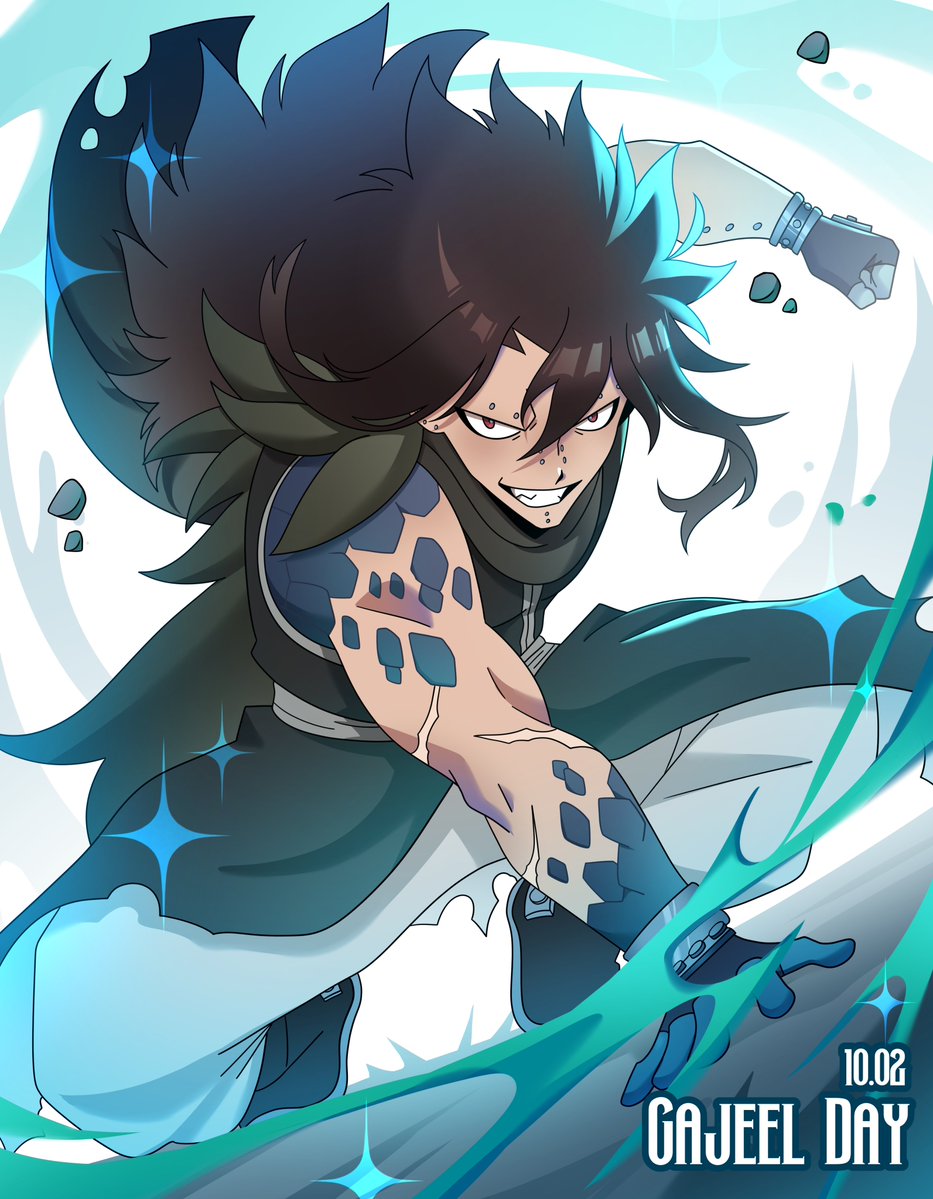 dragnoodles's tweet photo. Happy Gajeel Day!!!🖤🔩⚙️ #fairytail #ガジルの日 https://t.co/SNsgE7EDP4