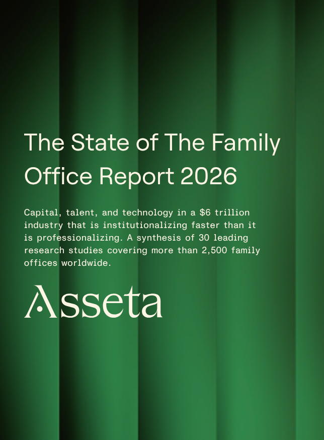 AssetaAI's tweet photo. We synthesized 30 leading research studies covering more than 2,500 family offices worldwide. The result is a clear look at capital, talent, technology and succession in a $6 trillion industry.   

Read the State of the Family Office Report 2026: https://t.co/mENVxAqL84 https://t.co/drTrOLdyzM