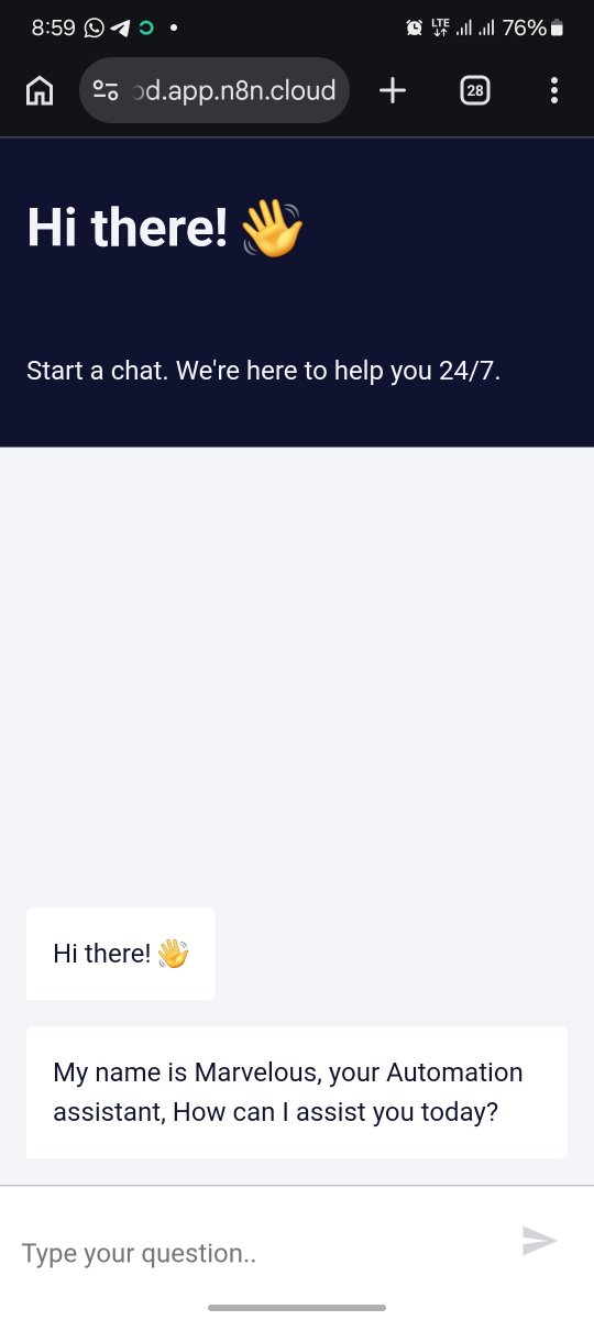 owolab38134's tweet photo. Day 4 of learning AI automation🤖⚙️

Today, I built my first working chatbot workflow with n8n + OpenAI.

I learned how to:
Receive a chat message
Pass it into an AI workflow
Set system instructions for how the AI should respond
#AIAutomation 
#Tech https://t.co/lMuiOBwmT0