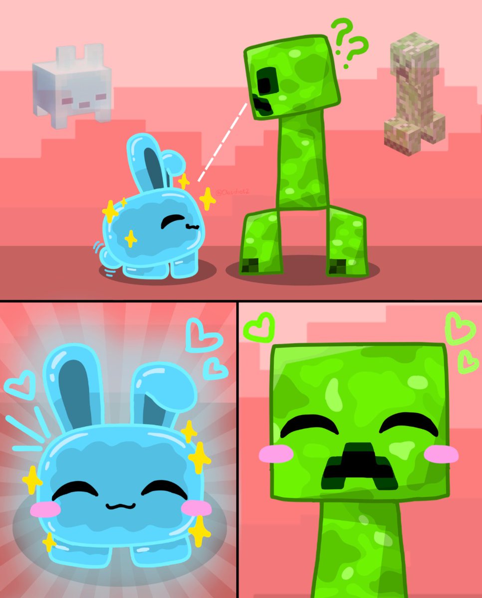 Obsidiot2's tweet photo. The Blub can really melt anyone's heart...

#minecraftㅤ https://t.co/bJfMiwgCKq