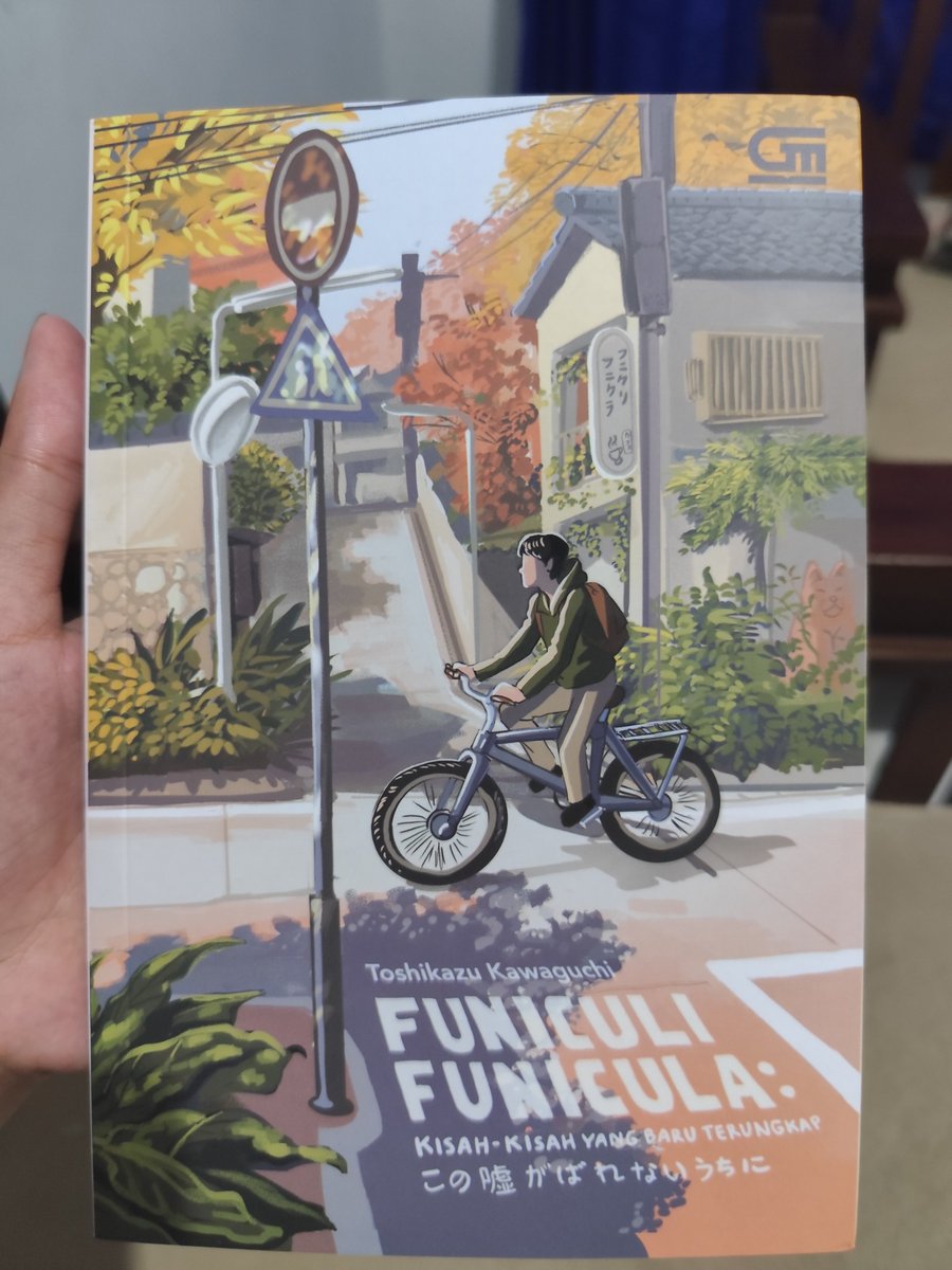xgnxxrixxi's tweet photo. #currentread

𝙁𝙐𝙉𝙄𝘾𝙐𝙇𝙄 𝙁𝙐𝙉𝙄𝘾𝙐𝙇𝘼:
𝘒𝘪𝘴𝘢𝘩-𝘬𝘪𝘴𝘢𝘩 𝘺𝘢𝘯𝘨 𝘉𝘢𝘳𝘶 𝘛𝘦𝘳𝘶𝘯𝘨𝘬𝘢𝘱.

199 pages.
by Toshikazu Kawaguchi. https://t.co/v1I95HX0TC