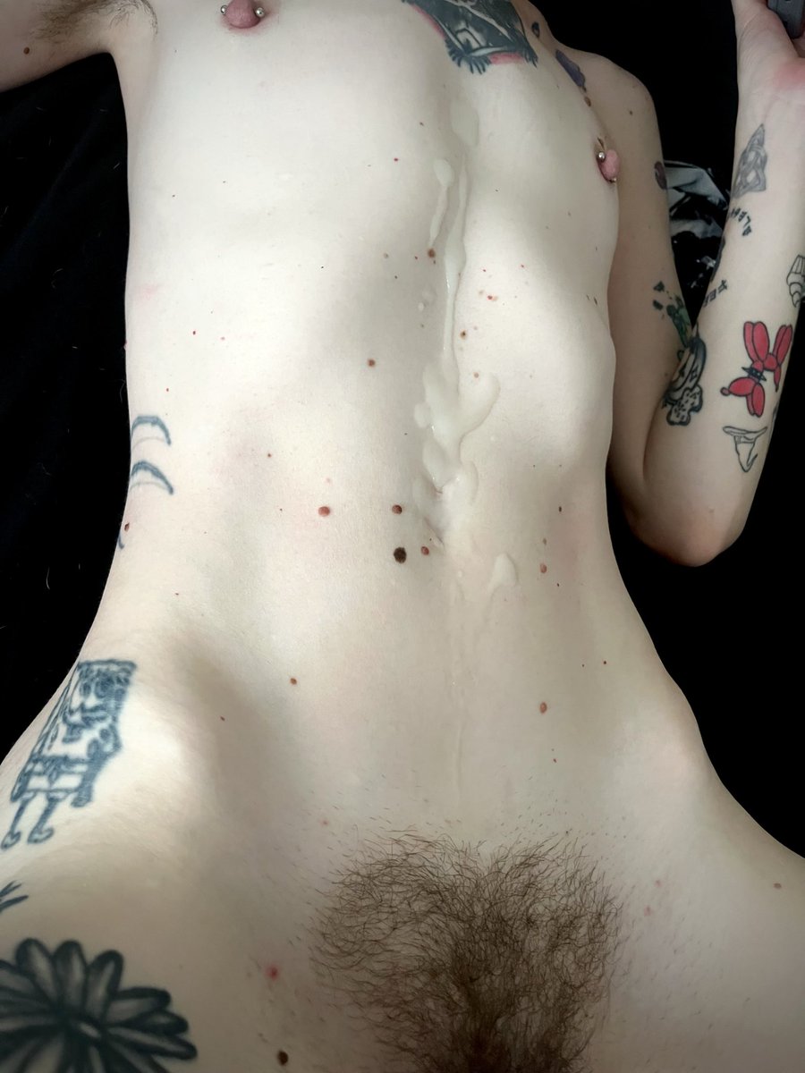 JustBlake777's tweet photo. This small-titty goth fuck doll just loves having her pale skin covered in cum. 🖤

#goth #cumslut https://t.co/o6l4a4u0GJ