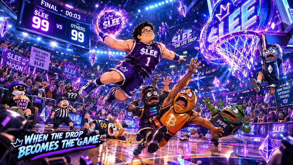 Lawliettez's tweet photo. 3 seconds left. One $LEE shot. Absolute chaos. 😂🏀

@theleedrop  #LEEMemeContest https://t.co/XK2SXGogSj