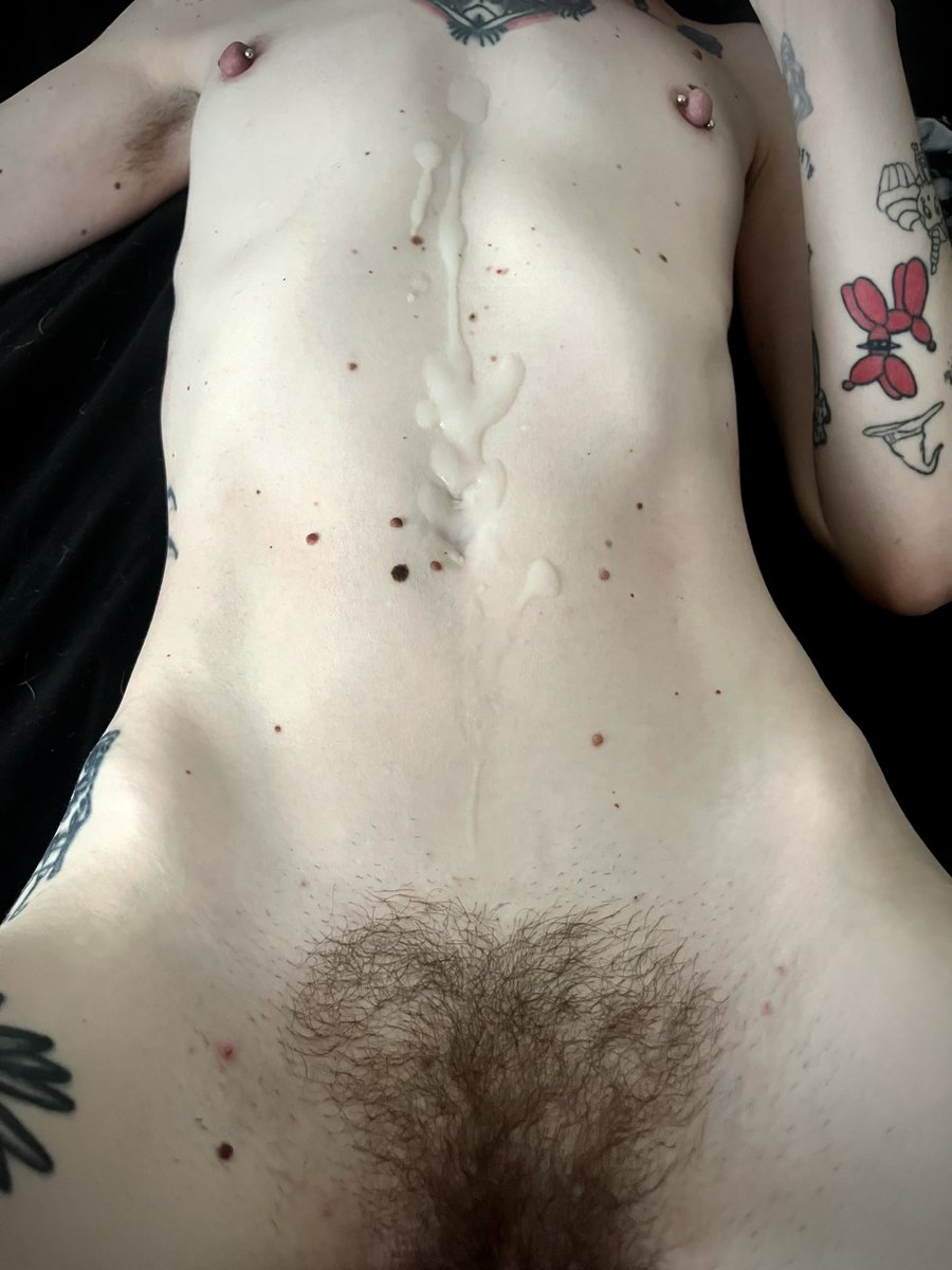JustBlake777's tweet photo. This small-titty goth fuck doll just loves having her pale skin covered in cum. 🖤

#goth #cumslut https://t.co/o6l4a4u0GJ