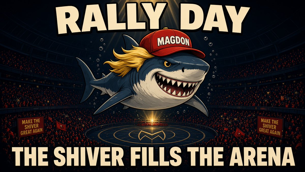 Mag_donz's tweet photo. Rally day
Mitchell Center bait
Shiver fills the arena
Jaws on the Gulf Coast
$MAGDON https://t.co/WgyreVwFze