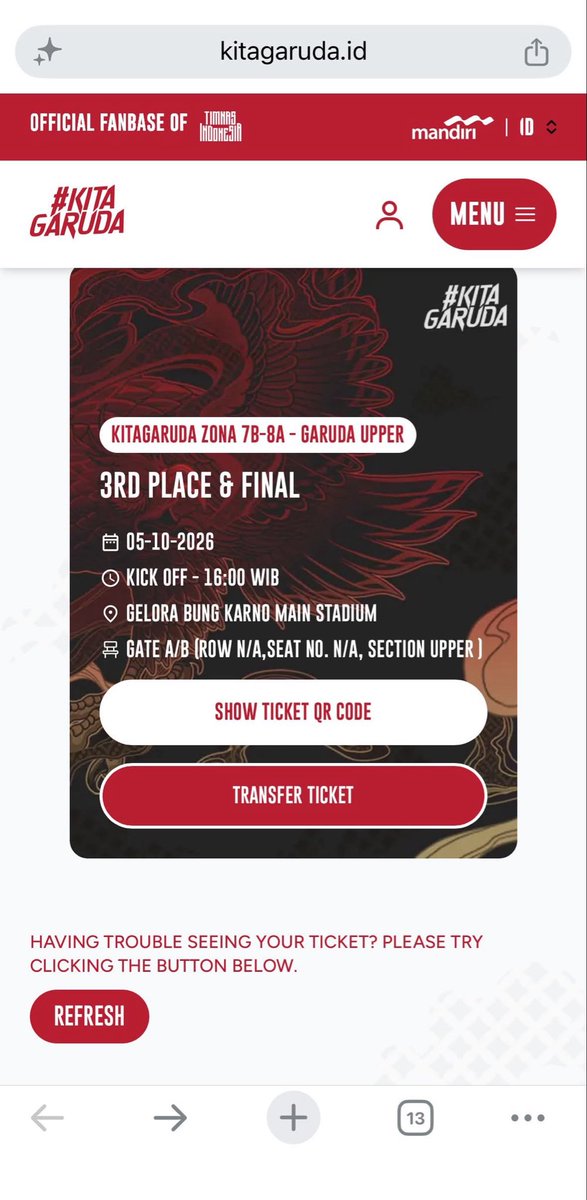ohalysz's tweet photo. Wts/Want to sell  lebihan jastip tiket final VS Thailand

4x Upper garuda
3x Garuda West
3x Premium

Langsung transfer garuda id
Price Via Dm
Yang duluan aja yaa thank u

Serius Buyyer only

.t wtb wts tiket timnas thailand indonesia

#wts #wtb #zonauang #timnas https://t.co/5EAvLhQkxb
