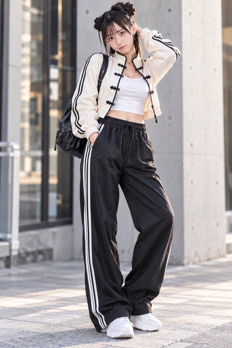 Ai_akamon's tweet photo. 最近出番の多いハルカはチャイナ服風スポーティコーデ
Promptはリプに👇 https://t.co/FZ7VEo8aof