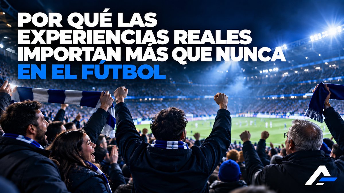 adelantefutbol's tweet photo. 🇬🇧 Also available in English in another post on this account

Los clubes de fútbol dedican muchísimo tiempo a pensar en contenido digital, redes sociales y participación online.

Pero una nueva investigación destacada por 2Playbook sugiere que lo que muchos aficionados valoran realmente por encima de todo es la oportunidad de vivir algo en persona.

Según el Global Living for Live Study 2025, basado en 42.000 personas de 15 países, el 93% de los aficionados encuestados afirmó que prefiere las experiencias presenciales a las digitales, mientras que el 80% preferiría gastar dinero en experiencias antes que en productos físicos.

Para los clubes de fútbol, es un recordatorio importante de que la comunicación digital no debería existir de forma aislada.

Una publicación en redes sociales puede generar visibilidad. Un vídeo puede despertar interés. Una conversación online puede iniciar una relación.

Pero la verdadera oportunidad suele estar en convertir ese interés en participación.

Eso puede significar asistir a un partido, visitar un estadio, participar en un evento para aficionados, acceder a zonas de hospitalidad, conocer a jugadores o simplemente sentir que el club ha creado algo que merece la pena vivir en persona.

La misma investigación también apunta al valor de la exclusividad. Los aficionados responden cada vez más a experiencias difíciles de encontrar en otros lugares, mientras que el 71% de los consumidores encuestados en otro estudio sobre fidelización consideró que la mayoría de los programas de fidelidad eran demasiado parecidos entre sí.

El fútbol tiene aquí una ventaja evidente.

Las entradas, el acceso al estadio, la hospitalidad, las experiencias en la ciudad deportiva, la interacción con los jugadores y las oportunidades entre bastidores son activos que los clubes ya poseen.

Bien utilizados, pueden reforzar la relación con los aficionados y, al mismo tiempo, crear oportunidades relevantes para los socios comerciales.

Y el impacto tampoco termina cuando finaliza el evento.

La investigación citada por 2Playbook señala que el 94% de los encuestados comparte sus experiencias en redes sociales, lo que significa que una buena experiencia presencial puede generar posteriormente su propio alcance digital.

Esto crea un ciclo útil:

Una buena comunicación genera interés.
El interés genera participación.
La participación crea experiencias.
Y las buenas experiencias generan más comunicación.

Para los clubes de fútbol que quieren atraer nuevas audiencias, el objetivo no debería ser simplemente conseguir más seguidores. Debería ser dar a esos seguidores una razón para sentirse parte del club.