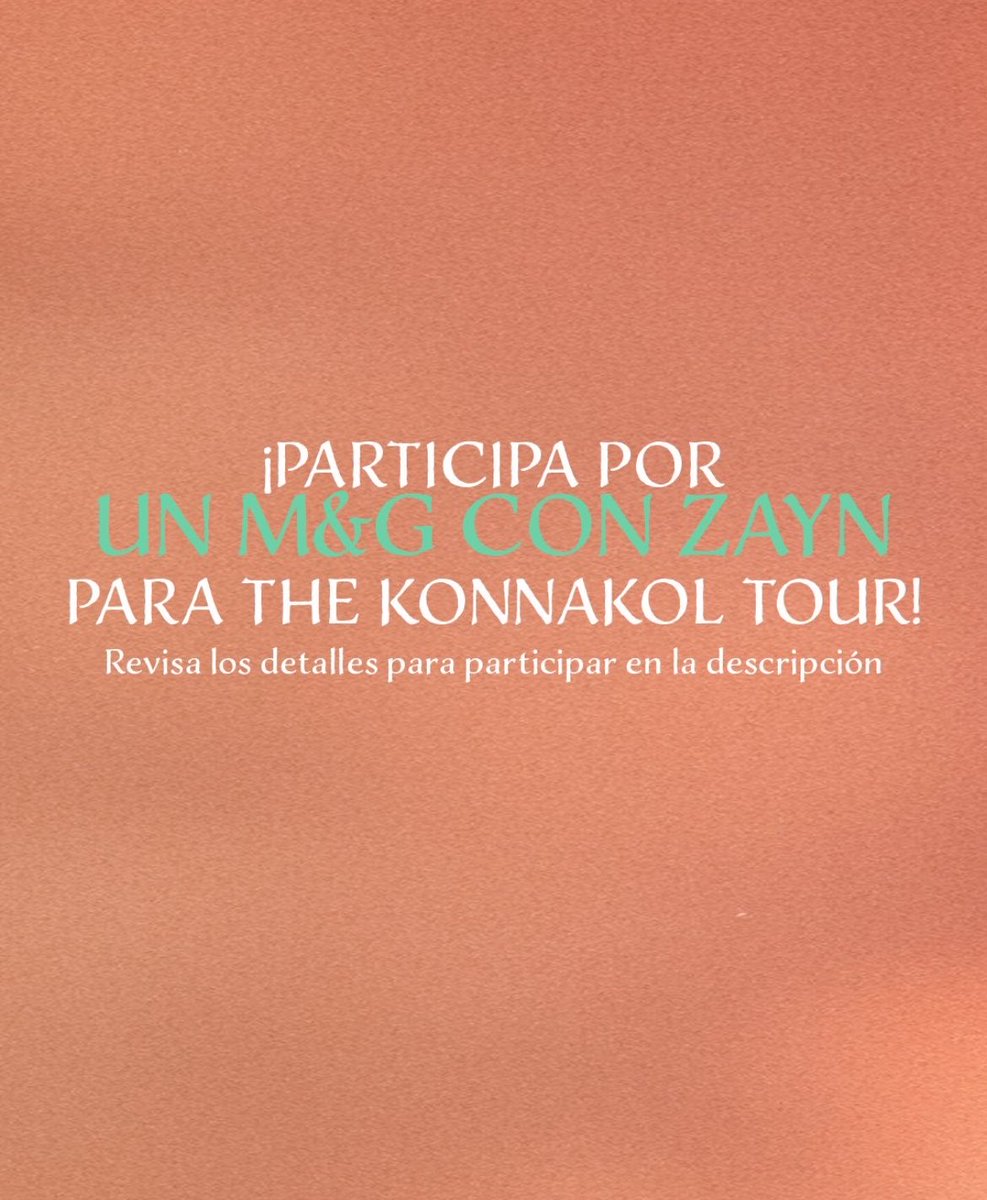 ZaynNewsBRA's tweet photo. 🚨 VAI TER MEET&amp;GREET NO CHILE! Haverá 1 vencedor + acompanhante, que será anunciado hoje às 3 da tarde! https://t.co/zYSC0yuwJk