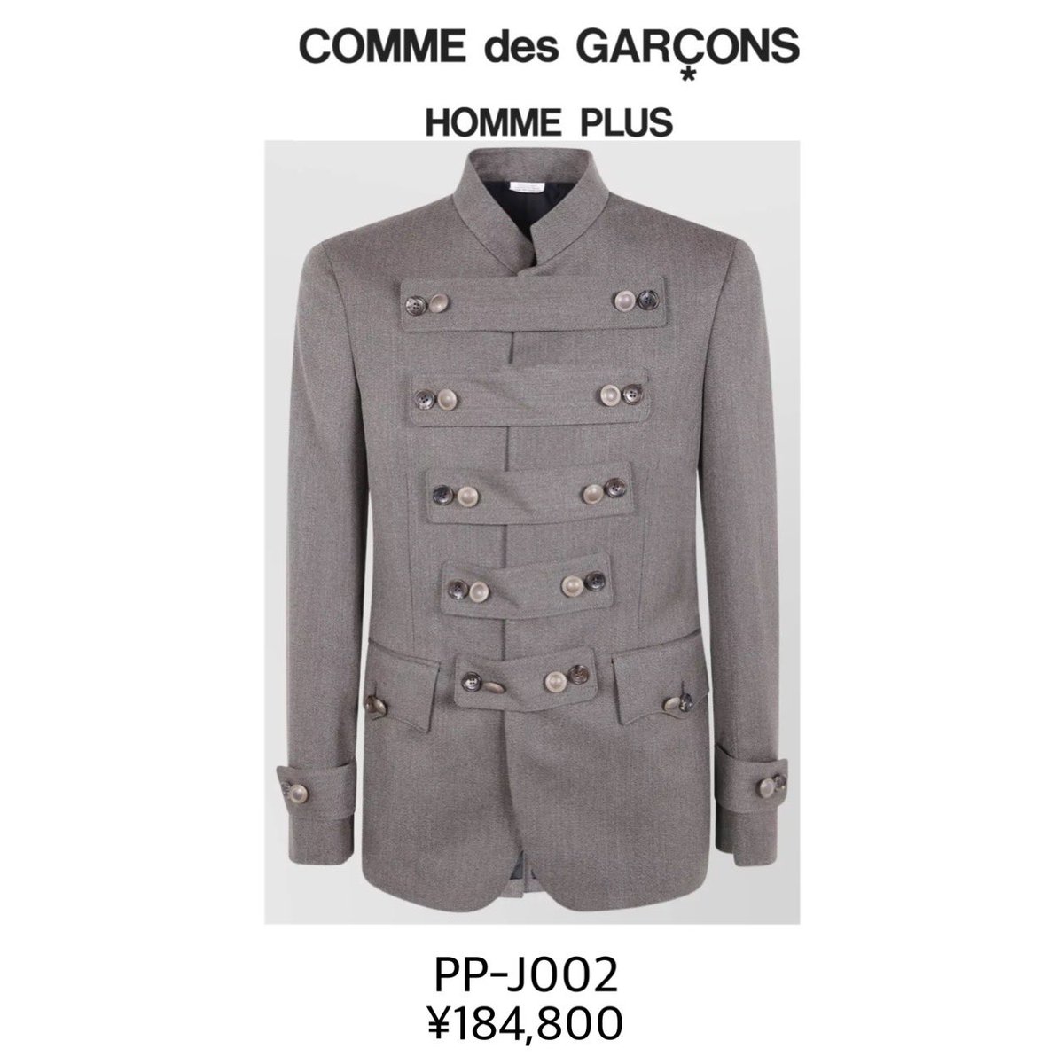 snowmanclothing's tweet photo. 永野＆くるまのひっかかりニーチェ

🤍ラウール 衣装

(JACKET) COMME des GARCONS HOMME PLUS

#SnowMan #SnowMan衣装 #SnowMan私服 #SnowMan_Clothing #すの #SnowGram #すのぐらむ #SnowMan_AMENITY #AMENITY_6thAL #スノとグッタイムしよう #ラウール #Raul #ひっかかりニーチェ https://t.co/1ZpWK4CSYD