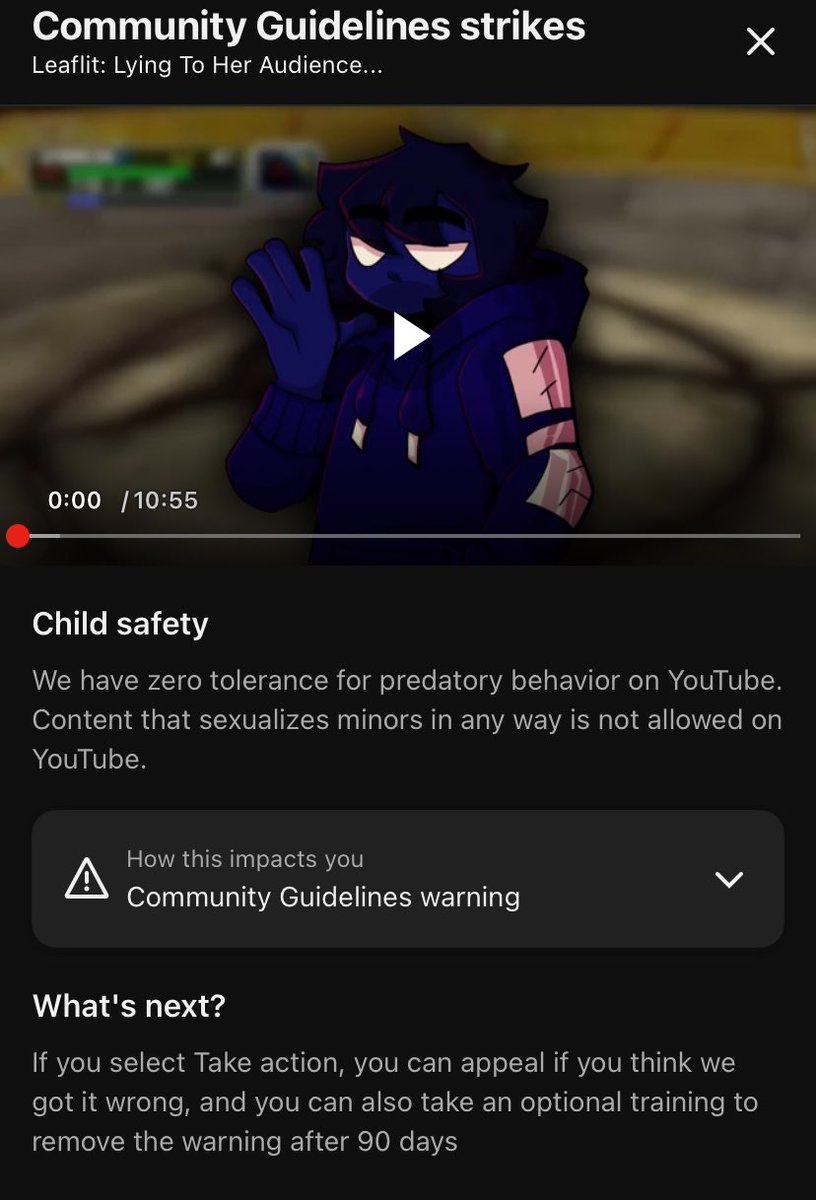 acehowler's tweet photo. Hey @TeamYouTube can I get a manual review, I don’t appreciate when my content follows the terms of service and still gets removed falsely https://t.co/Hy3yxqW3E6