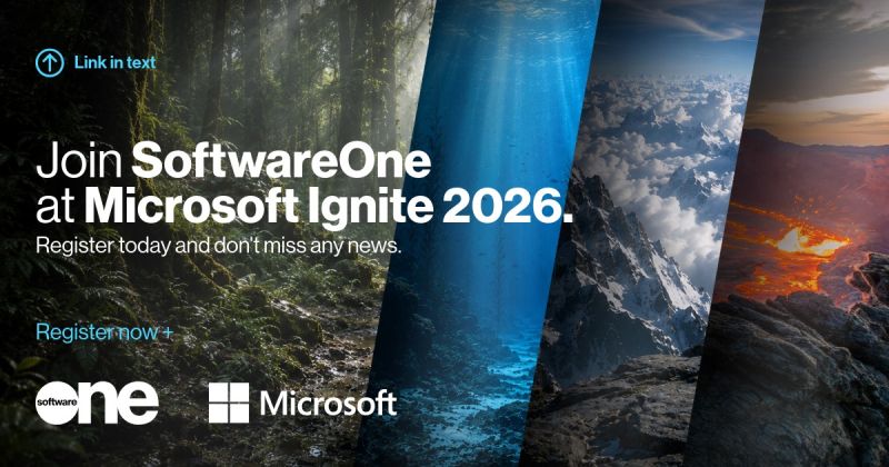 SoftwareOne_NA's tweet photo. What's waiting at the #Frontier? Discover new ideas, possibilities, and ways to accelerate business at #MicrosoftIgnite! 🌟 https://t.co/QTk3MtBa9u https://t.co/YVJTLQ3Bw1