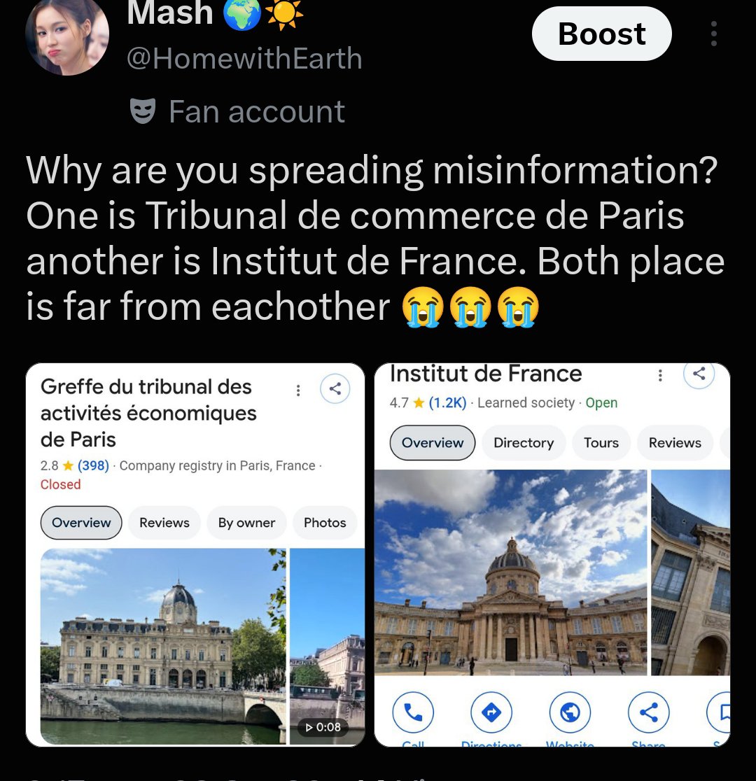 HomewithEarth's tweet photo. i hate when Fans spread misinformation knowingly then close the replies https://t.co/yGFKevKTMn