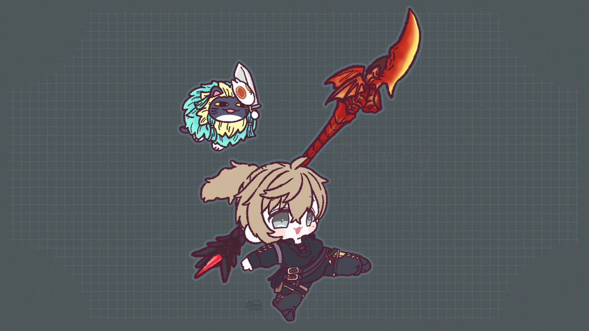 goma_1002's tweet photo. ＼狩るぞ〜！／
#かな絵 https://t.co/rMqovdDPeL