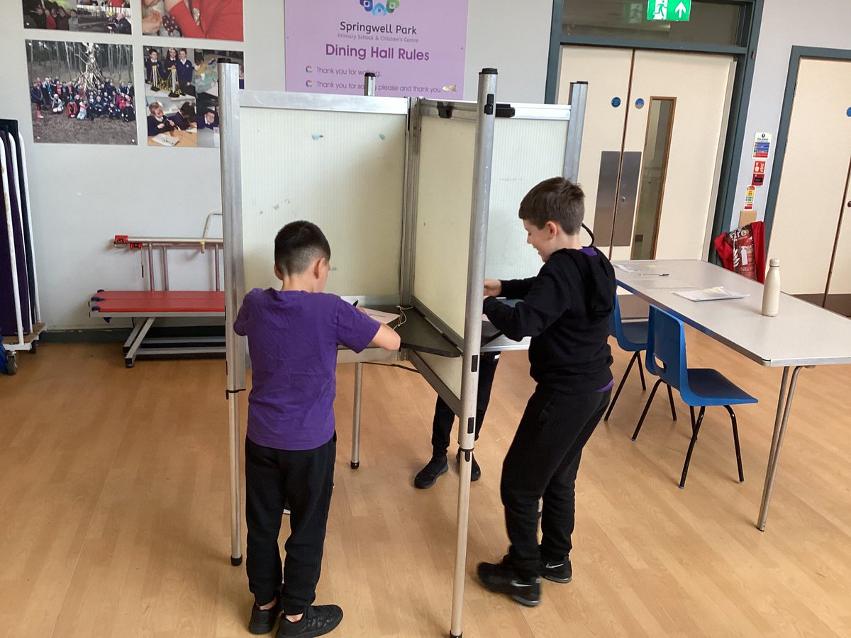 SpringwellY5's tweet photo. A very important day in school today! #schoolcouncil #voting https://t.co/zPIf3U3p8M