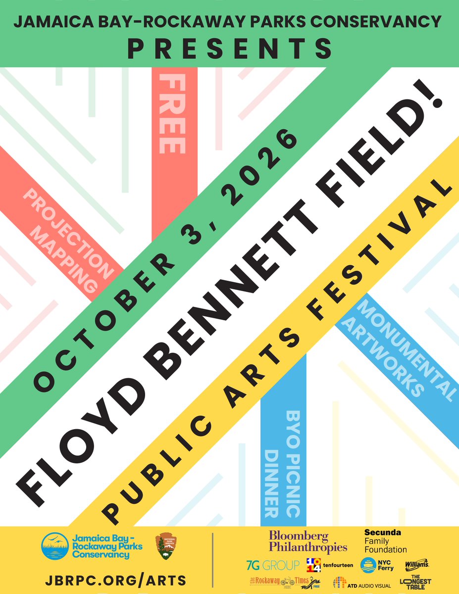 bitforms's tweet photo. Tomorrow: LaJuné McMillian joins the Floyd Bennett Field! Public Arts Festival in Brooklyn.

LaJuné McMillian is a multidisciplinary artist, and educator creating art that integrates performance, extended reality, and physical computing to question our contemporary forms of communication.

Oct 3, 2026 | 6–9:30 pm
Projections on Hangars 3 & 4: 7:30–9:30 pm
Free admission.
https://t.co/7LblswhCKQ
