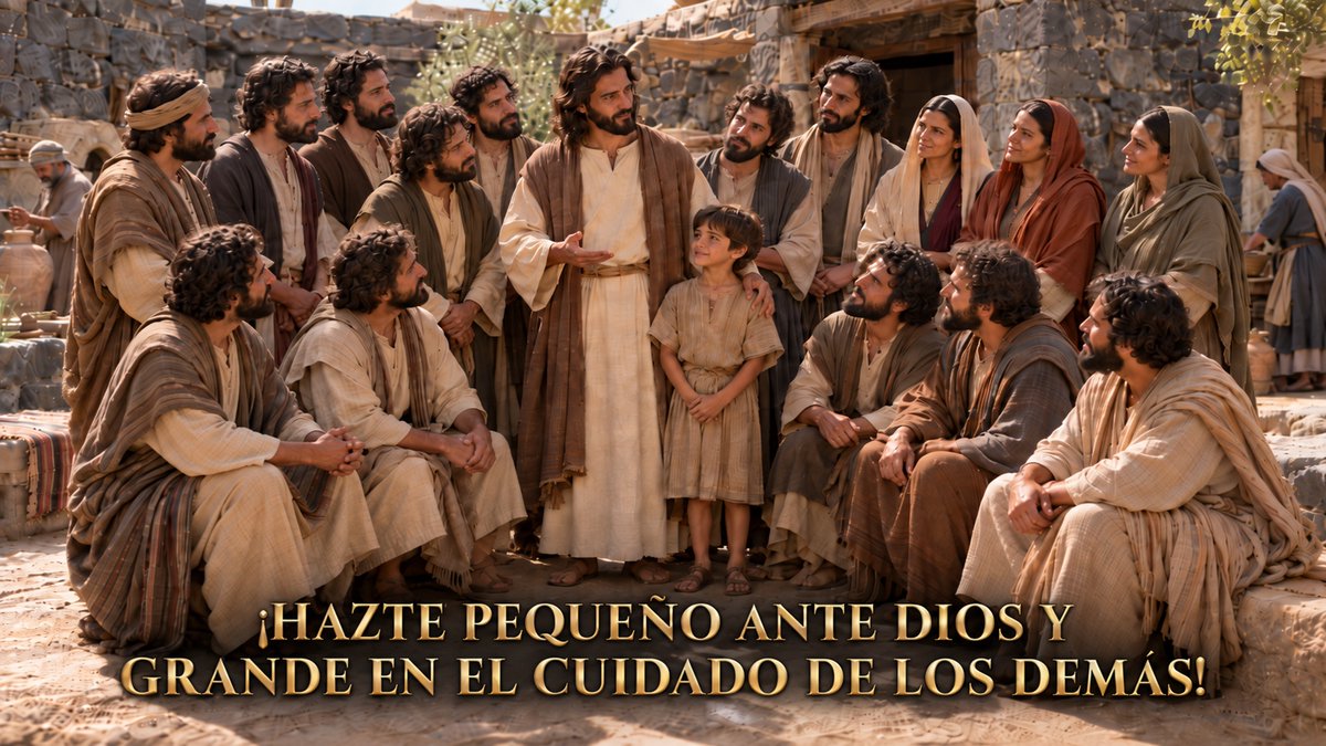 Alberto_Embry's tweet photo. Gracia y paz queridas amigas y amigos.
Les invito a rezar las oraciones para el hoy viernes 2 de octubre, 2026, Semana XXVI del Tiempo Ordinario.
https://t.co/GMlkXcoCaA
En el Evangelio, para la reflexión de hoy, Mateo 18, 1-5, 10, nos presenta el momento en que los apóstoles le preguntan a Jesús: “¿Quién es más grande en el Reino de los cielos?” y Él responde colocando a un niño en medio de ellos.
Después pronuncia una palabra decisiva “Cambien y háganse como los niños” (cf. Mt 18,3). Jesús transforma nuestra idea de grandeza, delante de Dios, crecer significa recuperar la confianza, la sencillez y la capacidad de recibir el Reino con un corazón disponible, entregado.
Quien se hace pequeño ante Dios descubre una fuerza que el orgullo o los prejuicios jamás puede ofrecer.
Cristo añade que recibir a uno de estos pequeños en su nombre es recibirlo a Él mismo.
Nuestra fe se vuelve concreta precisamente en la manera en que tratamos a quienes tienen menos poder, menos reconocimiento o mayor necesidad de cuidado.
Incluso las experiencias que nos han herido y que a ratos pueden hacernos sentir disminuidos o limitados, pueden convertirse en una escuela de sensibilidad, reconstruyéndonos como personas capaces de proteger, acompañar y levantar a otros.
Jesús termina su ejemplo recordándonos que los ángeles de estos pequeños “ven continuamente el rostro” del Padre (Mt 18,10).
Hoy estamos siendo llamados a hacer de nuestras vidas un espacio donde los demás sean respetados, acogidos y fortalecidos.
Esa es la verdadera grandeza ante el Reino.
¡HAZTE PEQUEÑO ANTE DIOS Y GRANDE EN EL CUIDADO DE LOS DEMÁS!