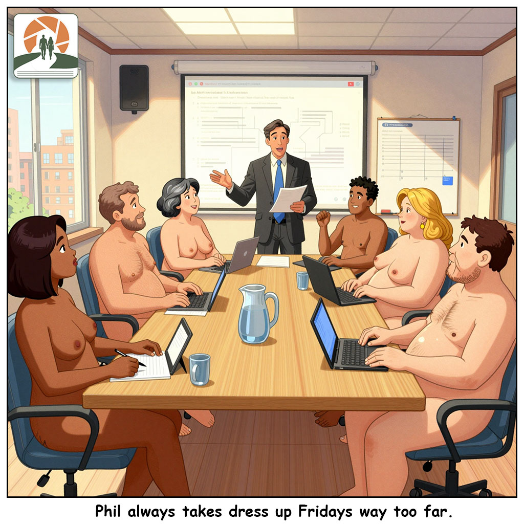 UncladColl's tweet photo. Someday.... let's work!!

https://t.co/kQCmXHWm4f

#NudistLife #CasualFriday #OfficeNudity #DressCode #BodyFreedom #WorkLifeBalance https://t.co/9MXcFwYOxT