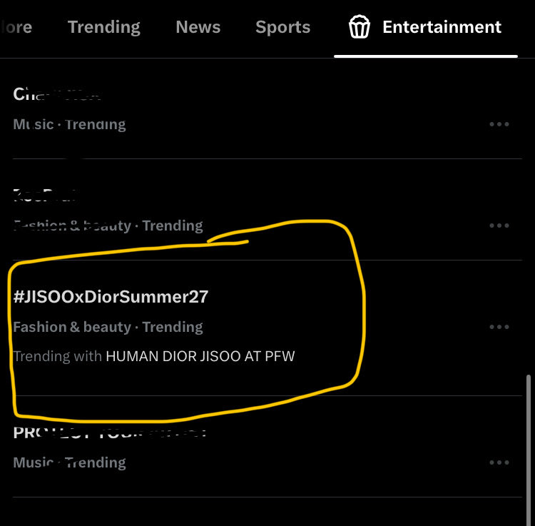 withkimjisoo's tweet photo. Currently trending on Entertainment category!!
Use tags on all your posts 

HUMAN DIOR JISOO AT PFW 

#JISOOxDiorSummer27 #JISOOxDior #JISOO
@Dior @officialBLISSOO https://t.co/lEBcNpgzs7