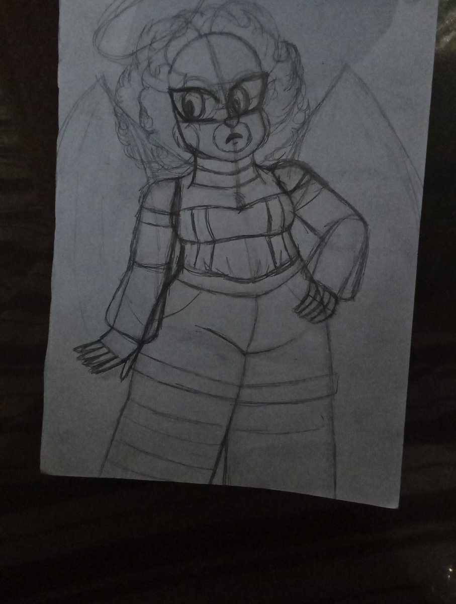 N4tt13_x's tweet photo. Só um spoiler de um personagem que tô refazendo 
Sim, ela é uma ursa anjo https://t.co/WofTy0EpeT