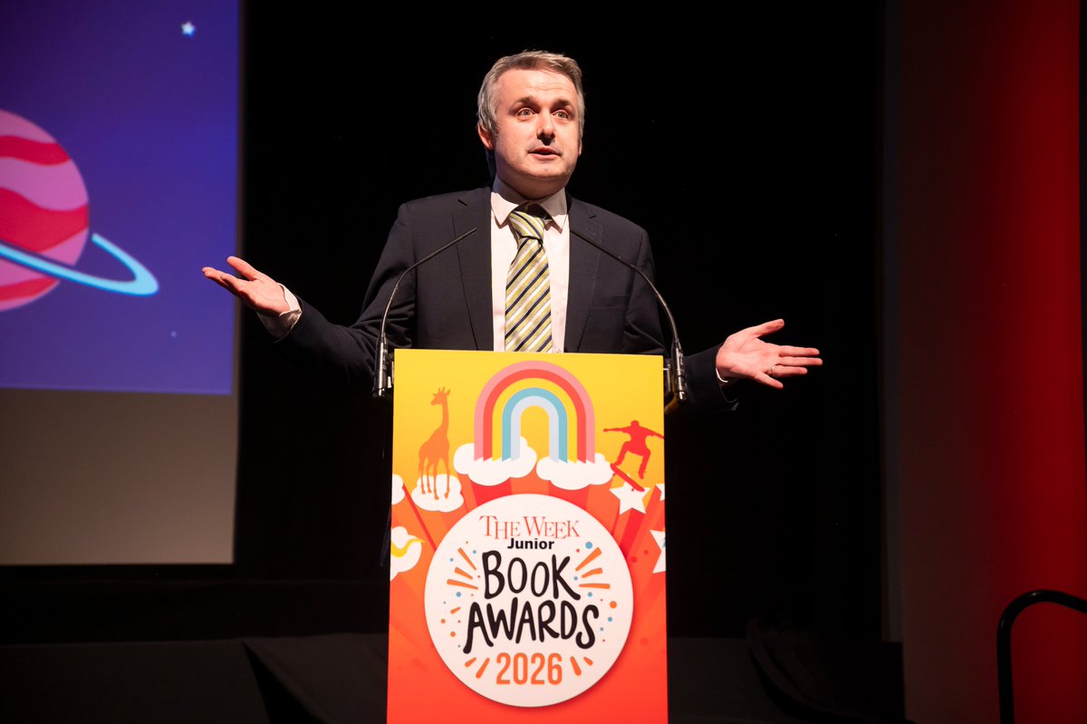AndersenPress's tweet photo. We keep telling people not to trust fish… and finally, they’re listening 🐟🏆

Don’t Trust Fish made a splash at @theweekjunior Book Awards 2026, taking home Picture Book of the Year!🎉

Huge congratulations to @UnshavedMouse and @dsantat  on reeling in another award last week! https://t.co/YECxAYqhaG