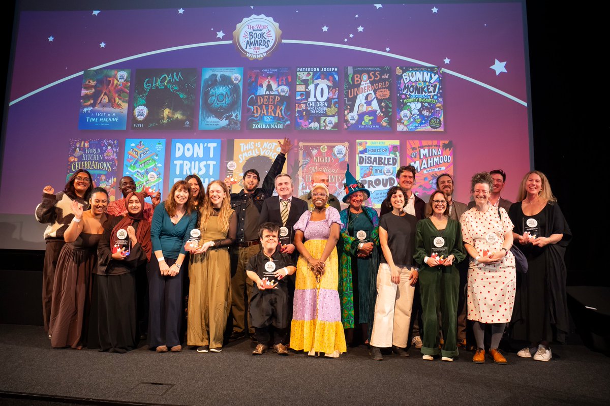 AndersenPress's tweet photo. We keep telling people not to trust fish… and finally, they’re listening 🐟🏆

Don’t Trust Fish made a splash at @theweekjunior Book Awards 2026, taking home Picture Book of the Year!🎉

Huge congratulations to @UnshavedMouse and @dsantat  on reeling in another award last week! https://t.co/YECxAYqhaG