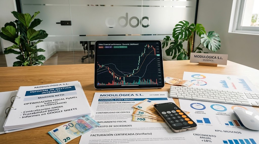 modulogica's tweet photo. 📊 ¿Dónde se va el margen de tu PyME al cerrar la semana?

Evita sorpresas. Controla tus costes reales y beneficio neto por proyecto con Odoo Enterprise 20.

📖 Guía completa:
🔗 https://t.co/s1WU35CpVM

#PymesValencia #HortaNord #Odoo20 https://t.co/mBVpQkeDV9