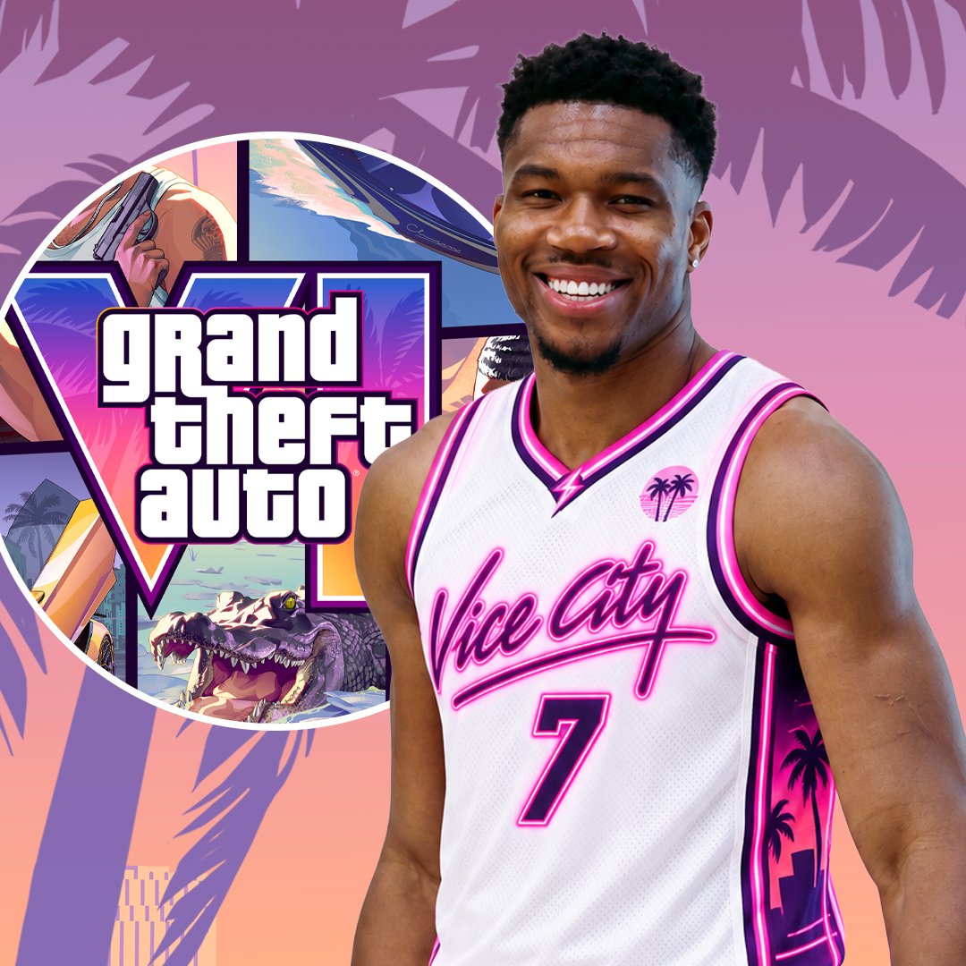 Complex's tweet photo. The Miami Heat will become 'VICE CITY' 🌴🔥

The Miami Heat will become Vice City for one night in a collab with Rockstar Games and GTA 6. On November 18, the team will face the Milwaukee Bucks while wearing a new Vice City-inspired uniform. https://t.co/PH0vGYbxQ4