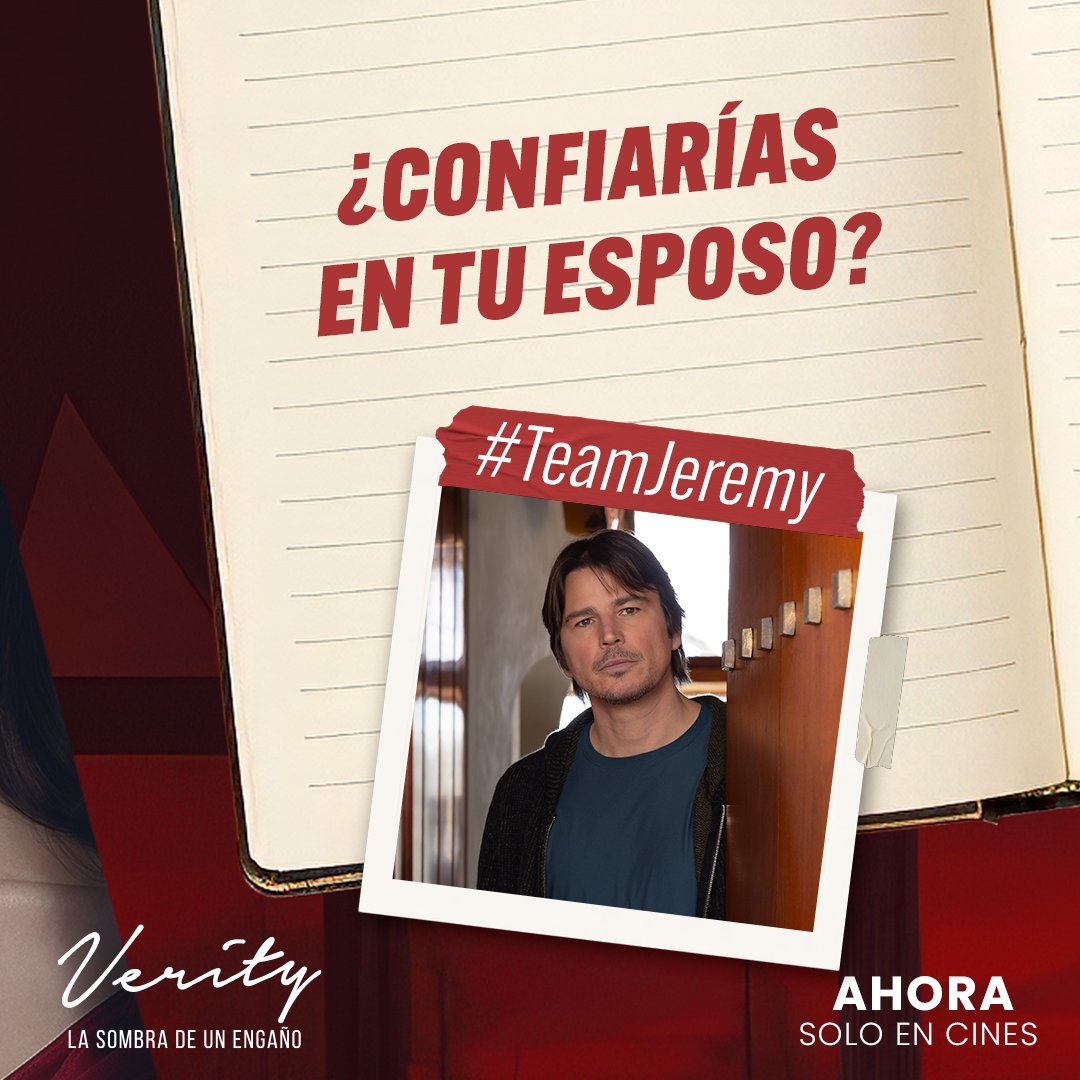 SonyPicturesCol's tweet photo. Tres versiones ¿Quién cuenta la verdad?👀 Comenta si eres #TeamVeirity, #TeamJeremy o #TeamLowen.
No te pierdas de #VerityLaSombraDeUnEngaño AHORA exclusivamente en cines.🍿 https://t.co/fVx32SJ0U7