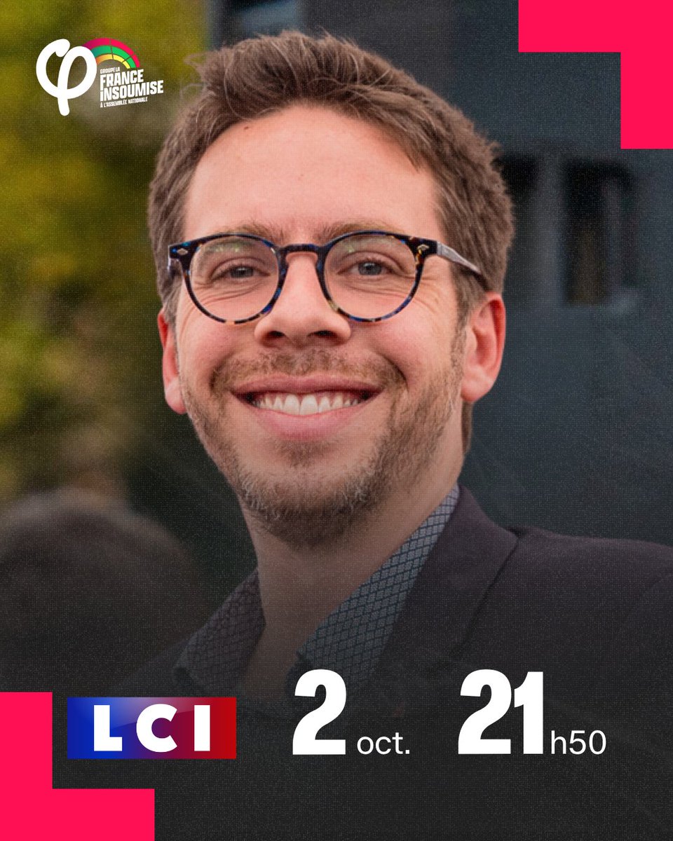 HadrienClouet's tweet photo. 📺 On se retrouve ce soir à 21H50 sur @LCI ! https://t.co/8leLeSORjV