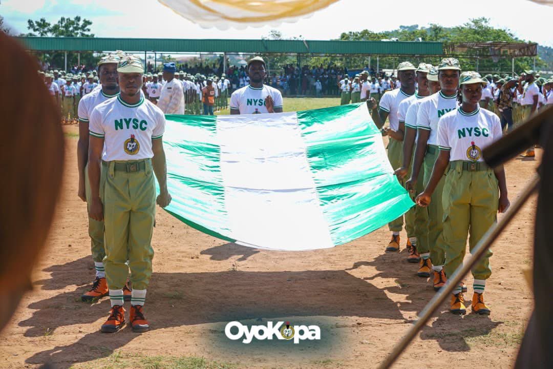 Nysc_Guidee's tweet photo. MAKINDE CHARGES CORPS MEMBERS ON NATIONAL DEVELOPMENT

Oyo State Governor, Engr. Seyi Makinde, has urged 2026 Batch C Stream I Corps Members to embrace service, integrity, innovation and sacrifice as they contribute to national development.

Represented by the Commissioner for Youths and Sports, Alhaja Wasilat Adegoke, the Governor gave the charge during the Swearing-In Ceremony at the NYSC Permanent Orientation Camp, Iseyin.

He encouraged the Corps Members to maximise the SAED programme, respect their host communities and contribute positively to their development.

The NYSC Oyo State Coordinator, Mr. Kayode Ola Peters, also urged them to participate actively in all camp activities and uphold discipline, teamwork and patriotism.