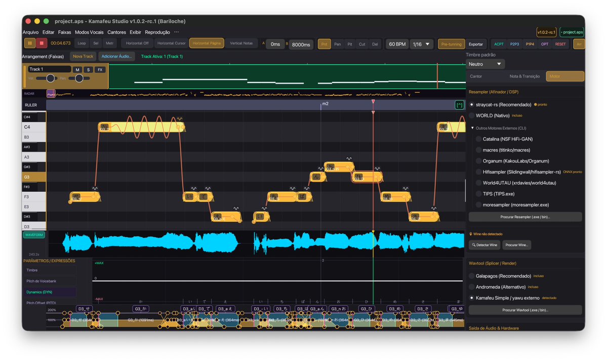 miracle_galaxy's tweet photo. I’m feeling good about how Kamafeu Studio is going. Since last week, I’ve made updates to the interface and, in particular, to the synthesis
I’ve been very focused on implementing real-time synthesis and optimising resources https://t.co/ib9CBFrZCz
