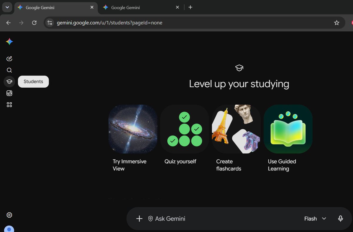DrVaathi's tweet photo. Students ன்னு ஒரு அட்டகாசமான tab கொண்டுவந்துருக்கான் @GeminiApp  ல

Try it and Thank me later! https://t.co/GUYaR041x3