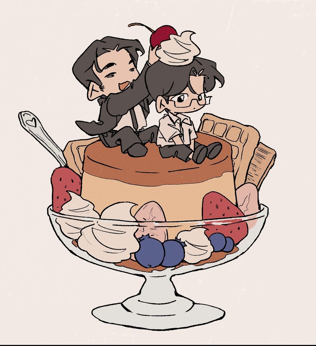 bunycube's tweet photo. im going to redraw these later but i thought they were still cute enough to post ^_^ https://t.co/Atz9IaVPLQ