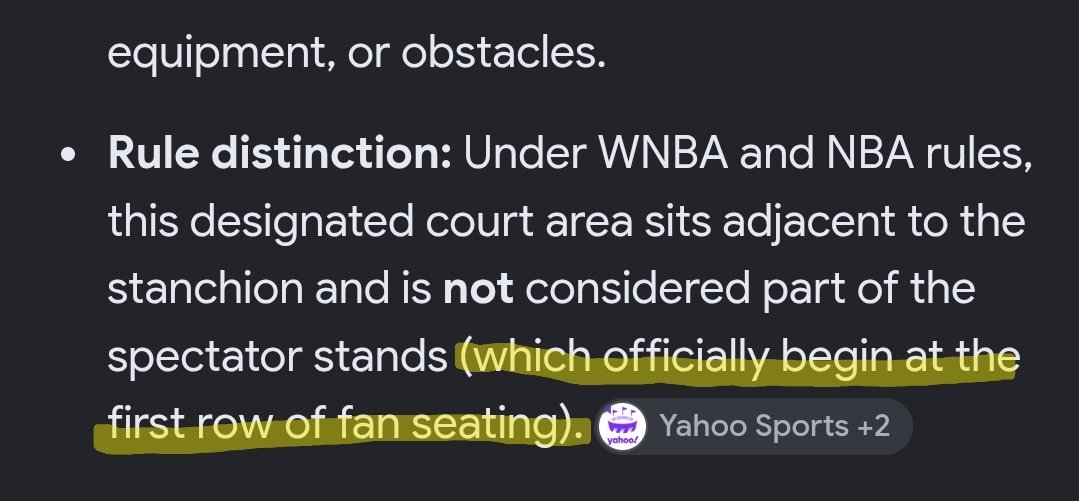 KhanAsparuh's tweet photo. @hartattack05 @rachelle_morris @WNBA Where does the first row of seating begins though? https://t.co/dXFdWXU7Eb