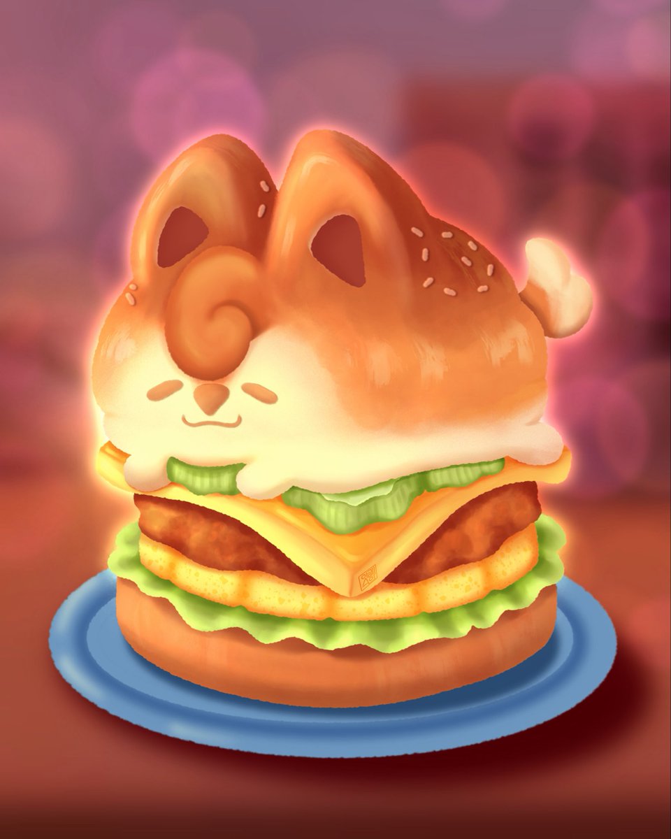 ttalgishop's tweet photo. updated version of the chanburger for Channie Day 🍔💛

#스테이의_영원한_자부심_방찬
#BangChanEmpireOfTalent 
#HappyBangChanDay https://t.co/IGm5NYOOz6