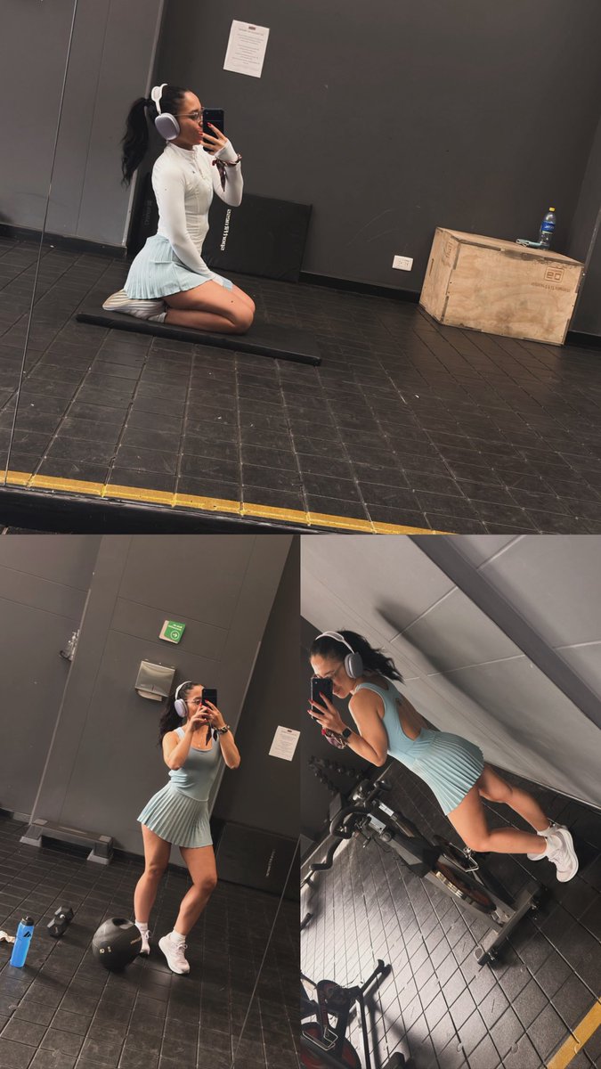 marce17110's tweet photo. Los rumores si son ciertos ,
Estrenar conjunto para el gym si te motiva a levantarte temprano e ir 🏋️‍♀️ 🙂‍↔️🌸🤍🩵 https://t.co/emKdnSuOGk
