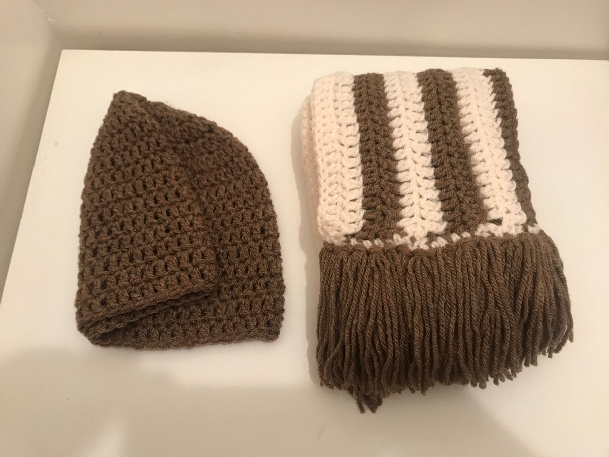 anthonybrighton's tweet photo. Scarf &amp; Beanie set - https://t.co/0NFuuJr1Mq  #etsy #hat #beanie #scarf #crochet #handmade #anthonybrighton https://t.co/GUTzwpHCoA