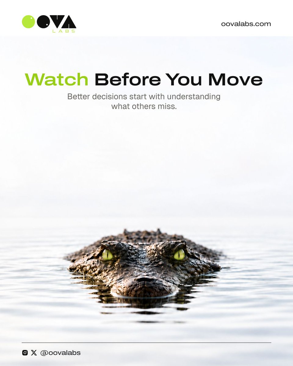 oovalabs's tweet photo. Moving fast is useful.
Knowing where to move is better.
Before the redesign, new feature, rebrand or build—understand the problem first.
Watch before you move.
Better decisions start with understanding what others miss. https://t.co/Z4rsZpf96y