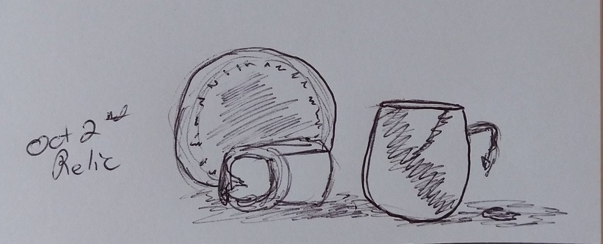 SweetNoteVA's tweet photo. Oct. 2nd Relic #inktober #inktober2026 https://t.co/EaNGxT8CD6