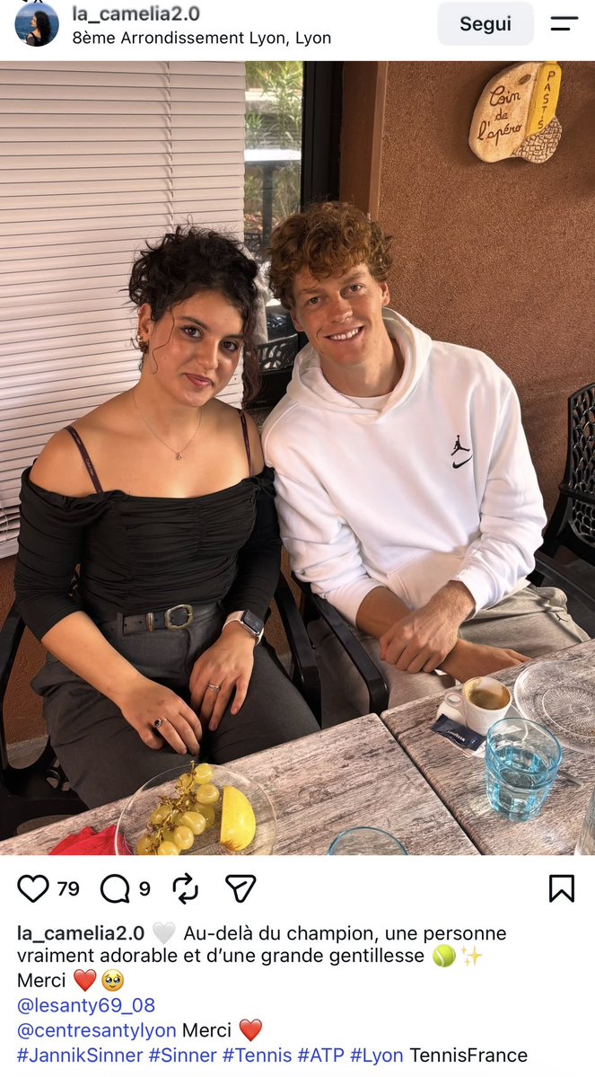 sincarazzzz's tweet photo. Jannik taggato insieme ad una clinica di chirurgia ortopedica di Lione è la cosa peggiore che potessi vedere oggi. 
🥺🥺🥺 https://t.co/tFClZsiL3D