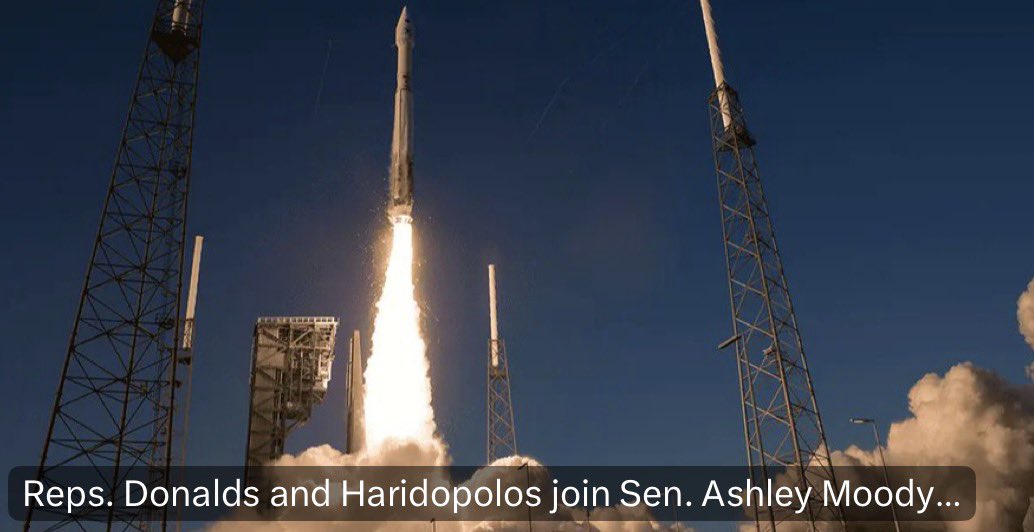 _AshleyMooody's tweet photo. ICYMI - Reps. Donalds and Haridopolos join Sen. Ashley Moody to push for U.S. Space Academy on Space Coast https://t.co/KcCuiB2iEu