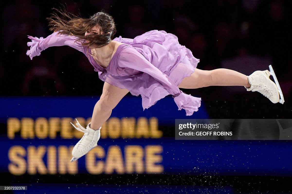 AlysaLiu885's tweet photo. Mesmerizing footage from Alysa Liu's performances 💜 🖤 

📸 Getty Images https://t.co/1ICikScJze
